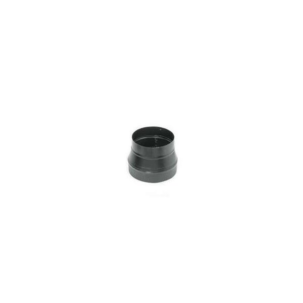 Integra Miltex Imperial Manufacturing Group BM0059 24-ga Snap-Lock Black Stovepipe 6 Inch  To 5 Inch  Reducer  Crimp On Large End 73445